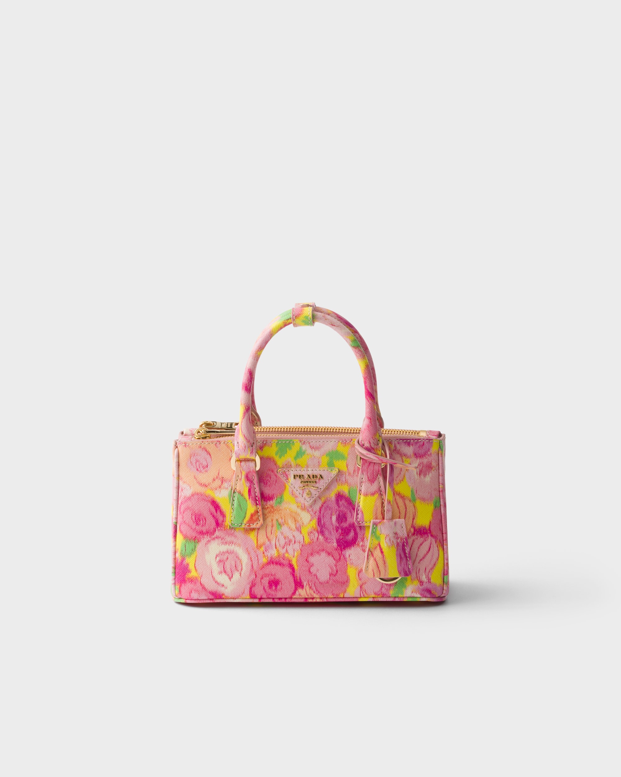 Prada Galleria printed Saffiano leather mini-bag - Image 1